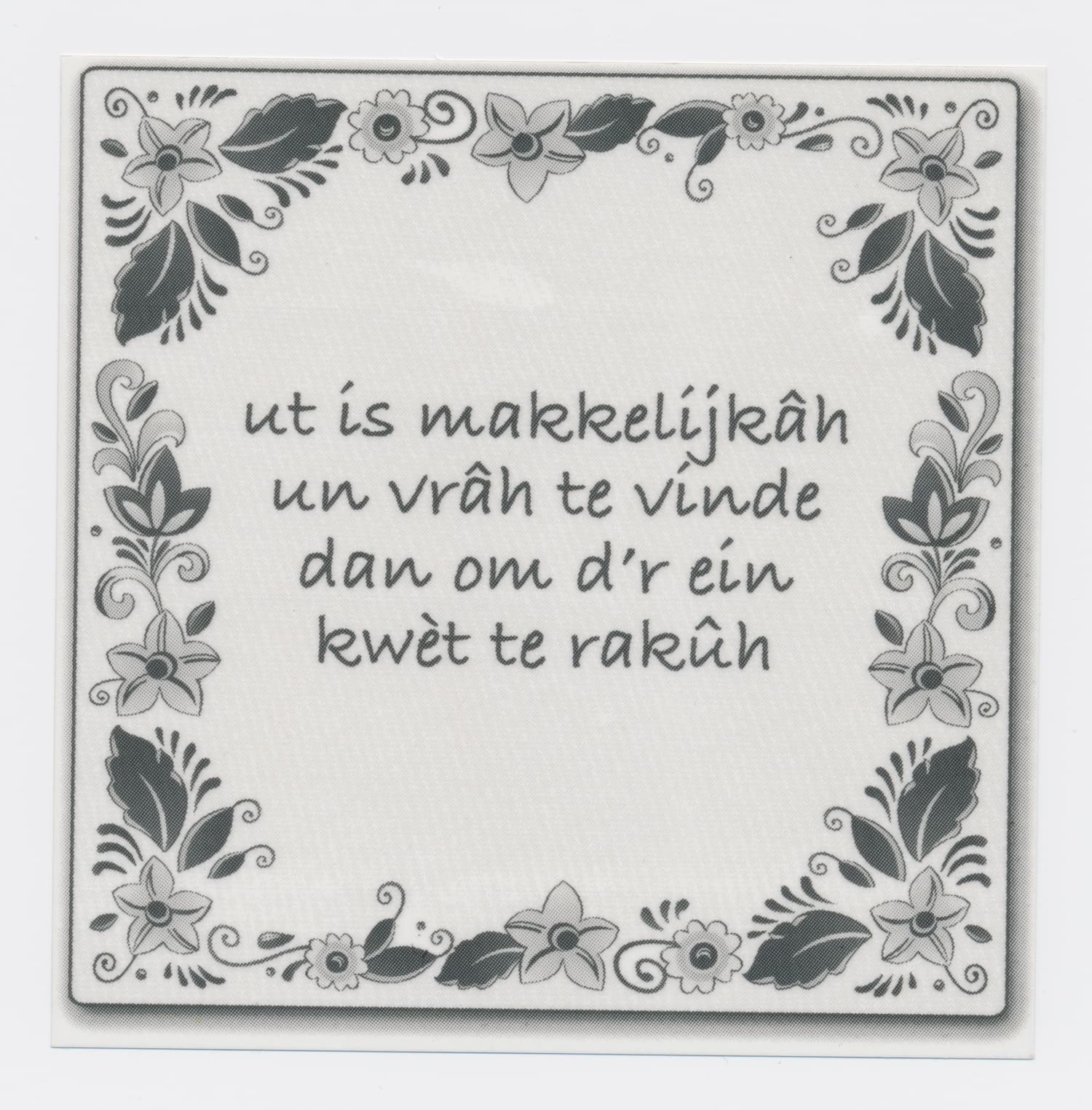 Tegelsticker-Vrouw